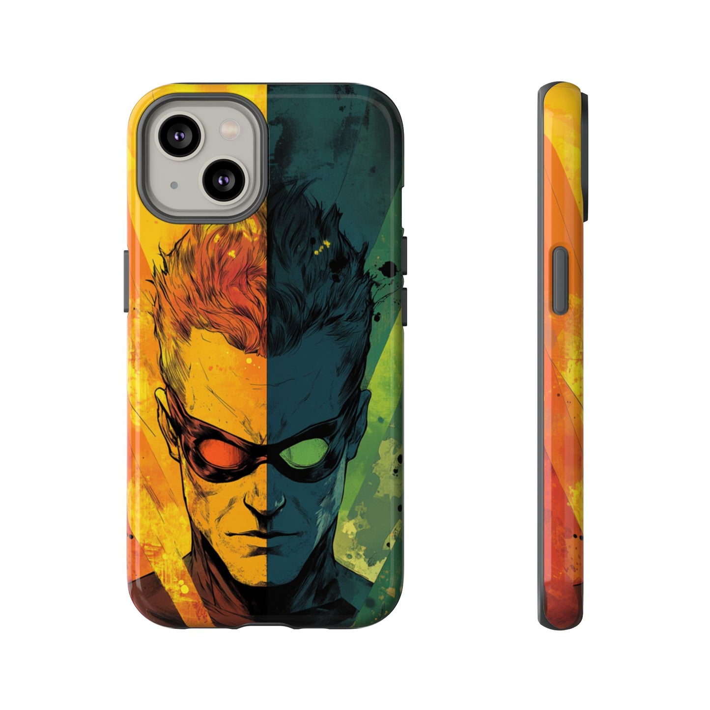 Split Spectrum Hero – Tough iPhone Case