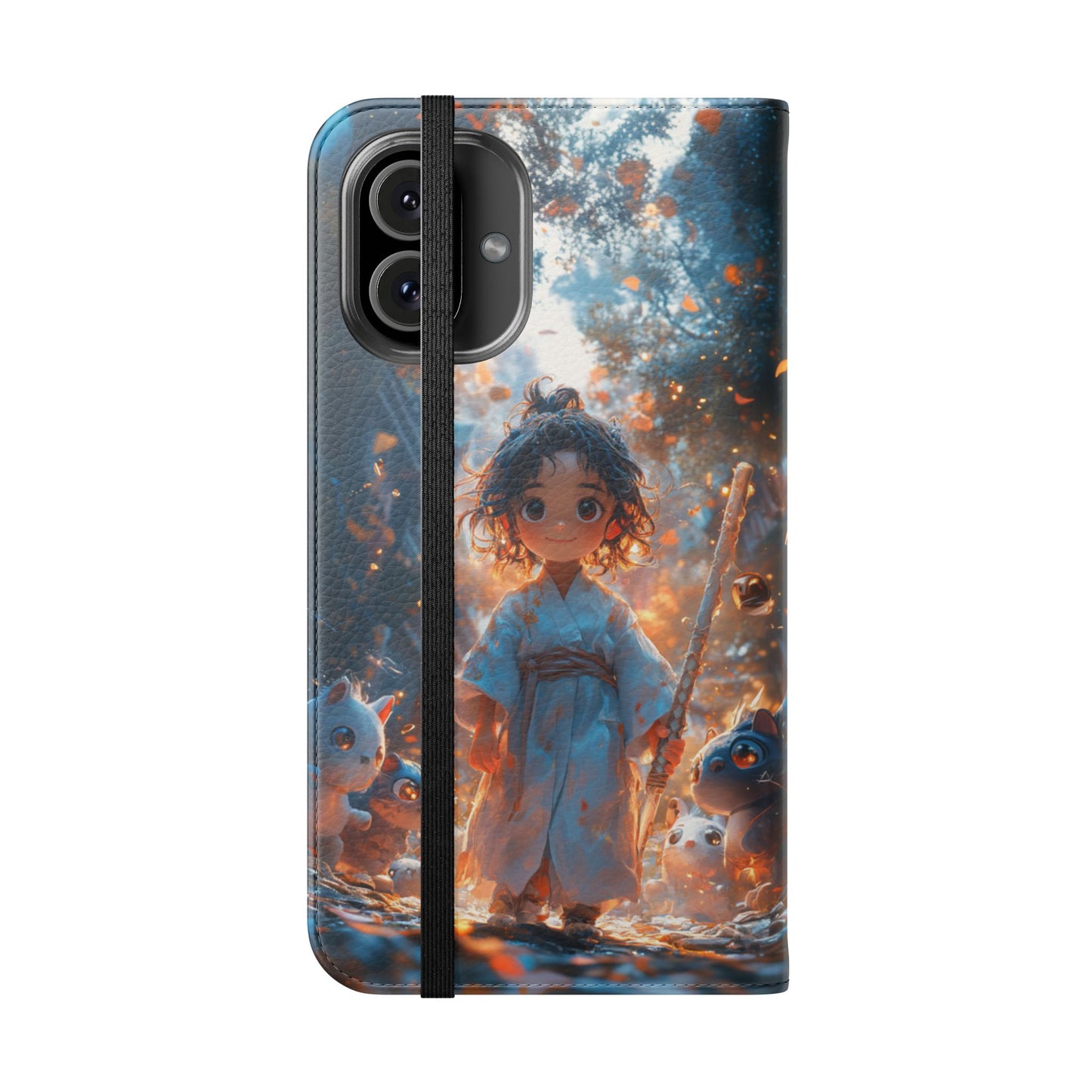 Forest Spirit Child - Wallet Flip Case