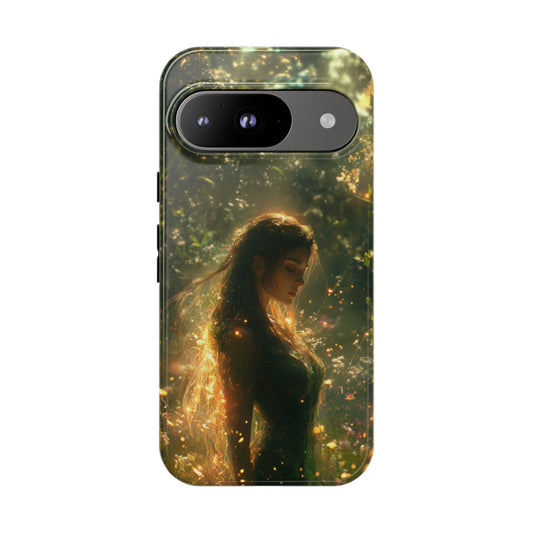 Forest Goddess Golden Light Meadow - Tough Google Pixel Case
