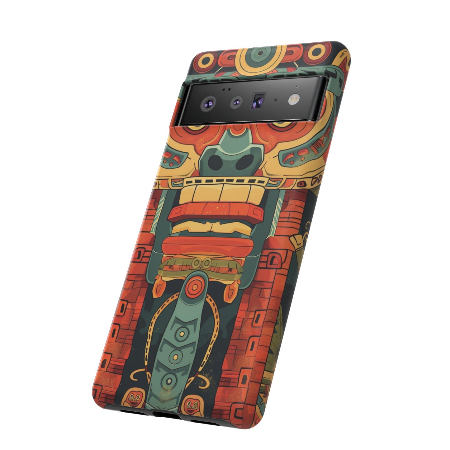 Vivid Ancient Glyphs Phone Case - iPhone, Google Pixel, Samsung