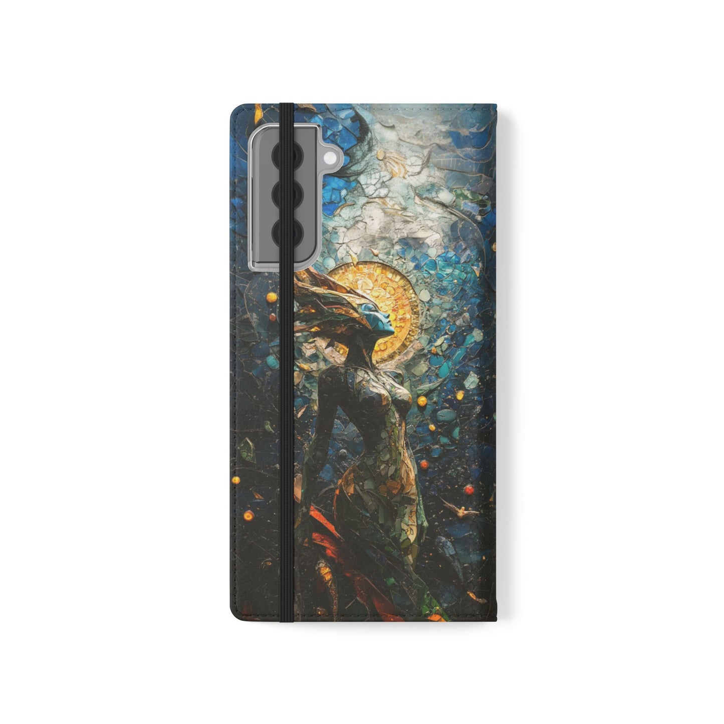 Stained Glass Goddess - Wallet Flip Case