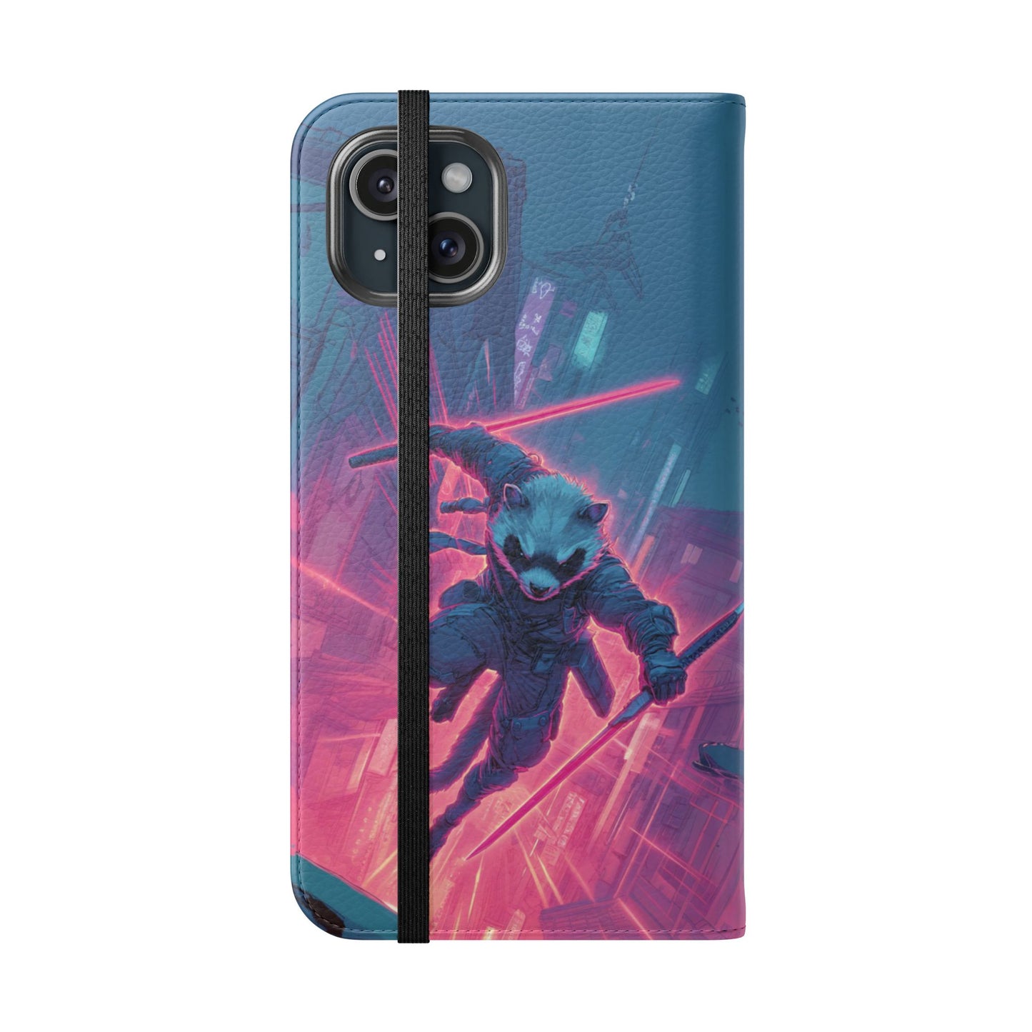 Cyberpunk Ferret - Wallet Flip Case