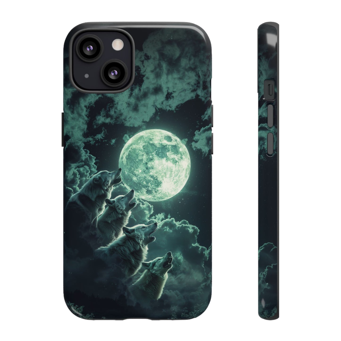 Moonlit Wolf Chorus - Tough iPhone Case