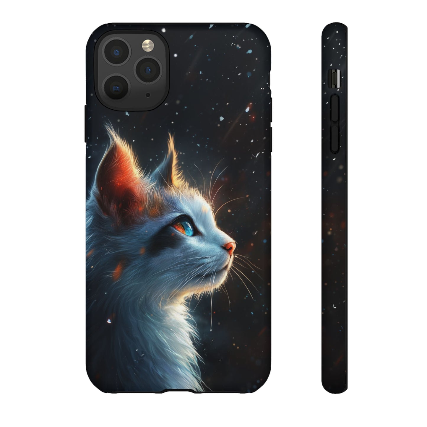 Enchanting Winter Cat Phone Case - iPhone, Google Pixel, Samsung Galaxy