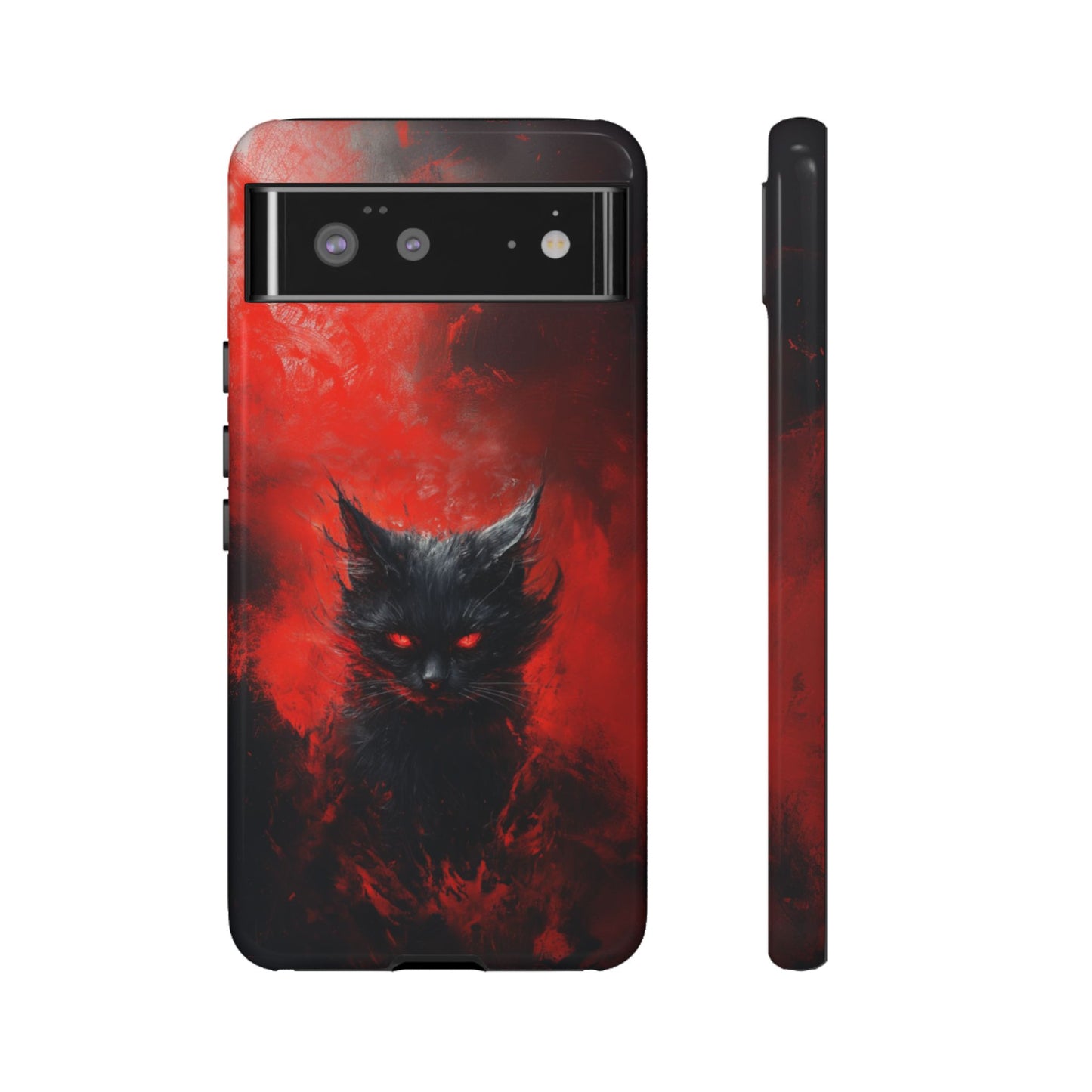 Fire Demon Black Cat - Tough Google Pixel Case