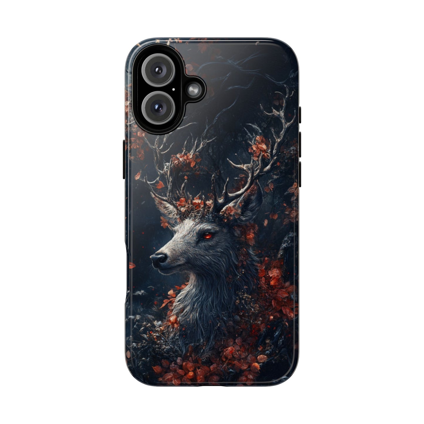 Crimson Stag Blossom – Tough iPhone Case