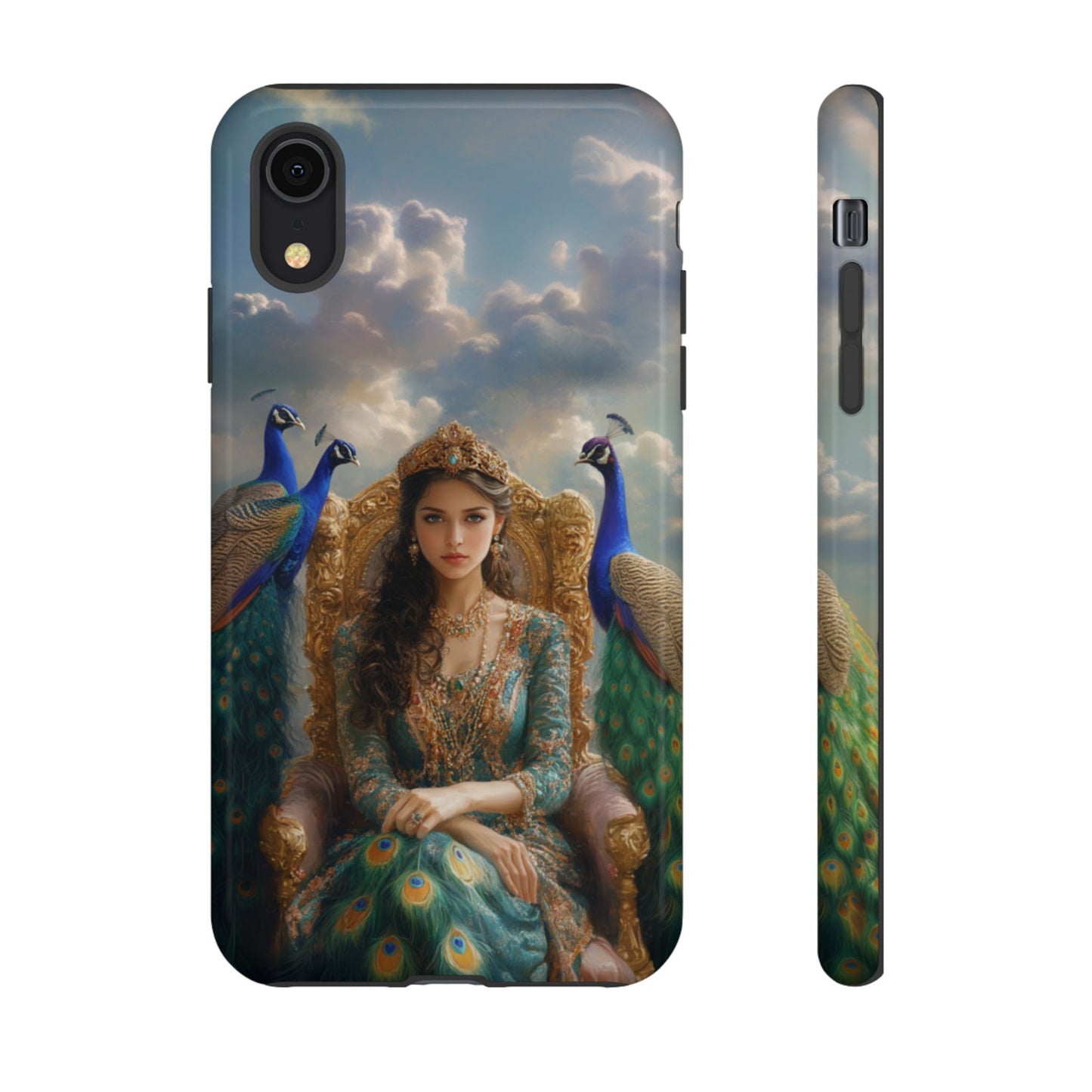 Hera Peacock Empress Golden Throne - Tough iPhone Case