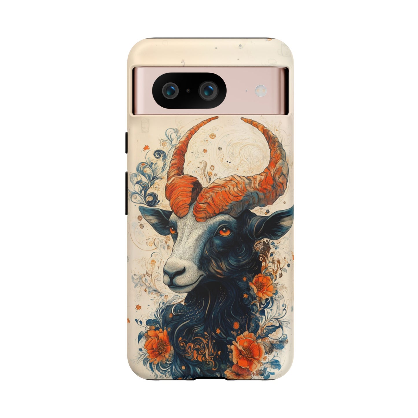 Capricorn Zodiac Artistic Floral Phone Case – iPhone, Google Pixel, Samsung Galaxy