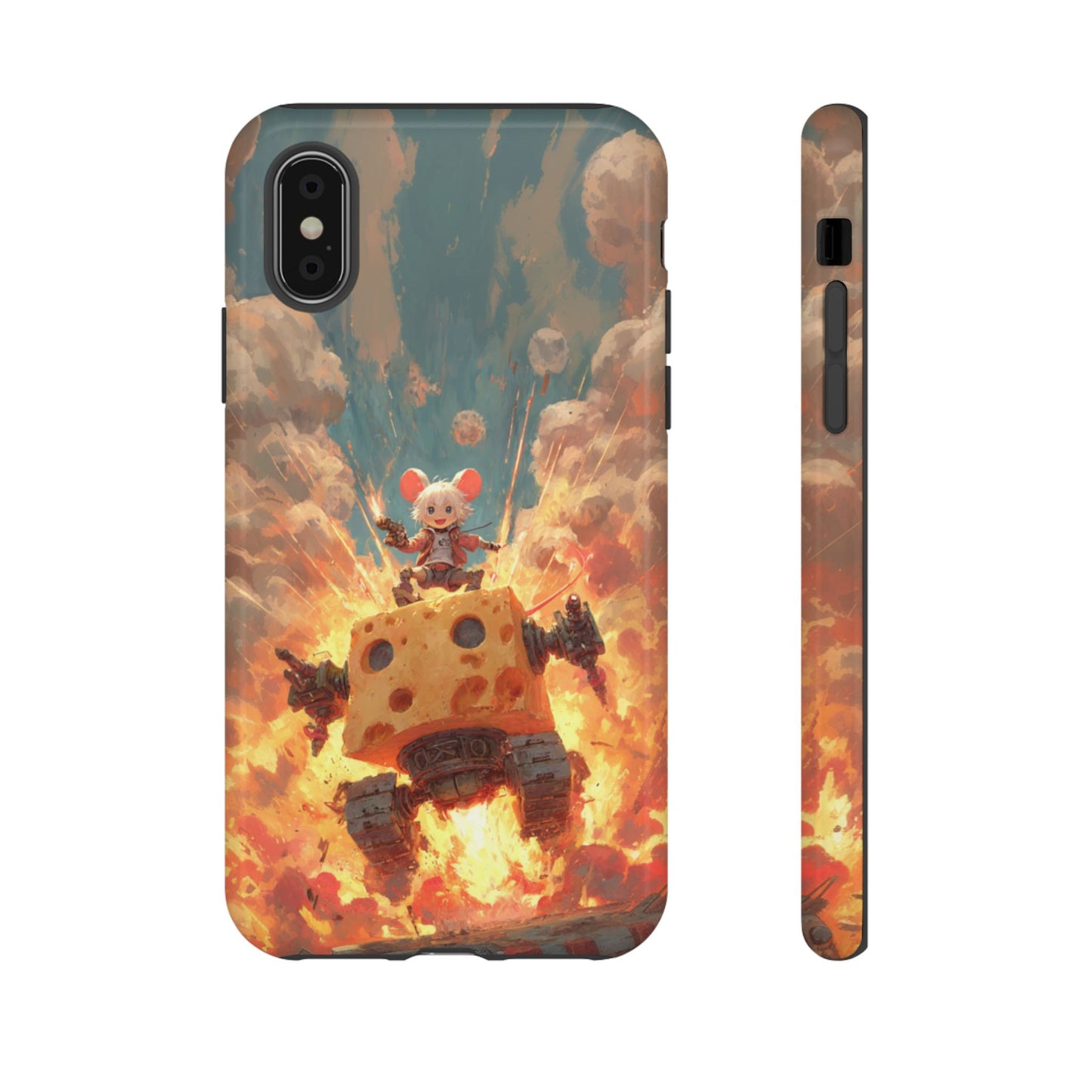 Battle Tank Mouse - Tough iPhone Case