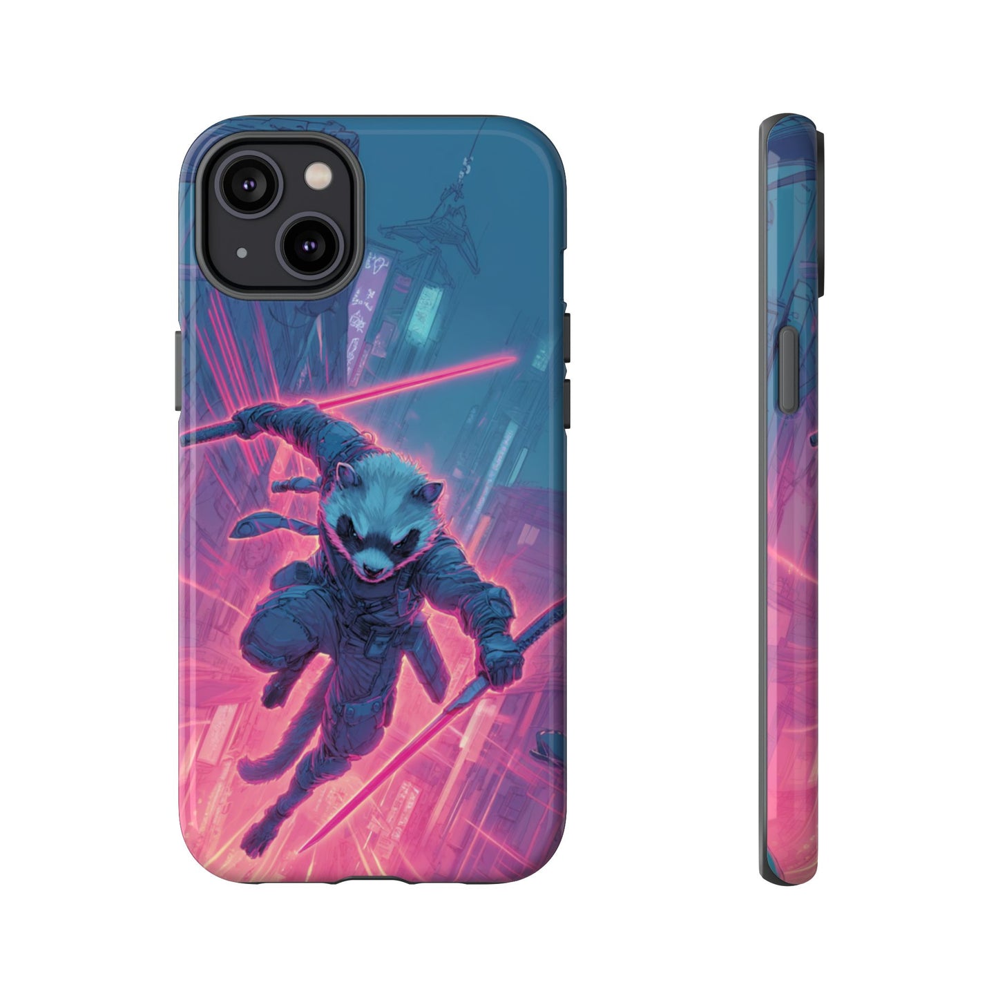 Cyberpunk Ferret - Tough iPhone Case