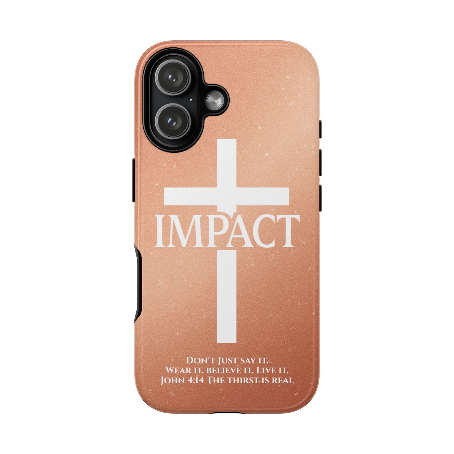 Impace Rose Gold - Tough iPhone Case