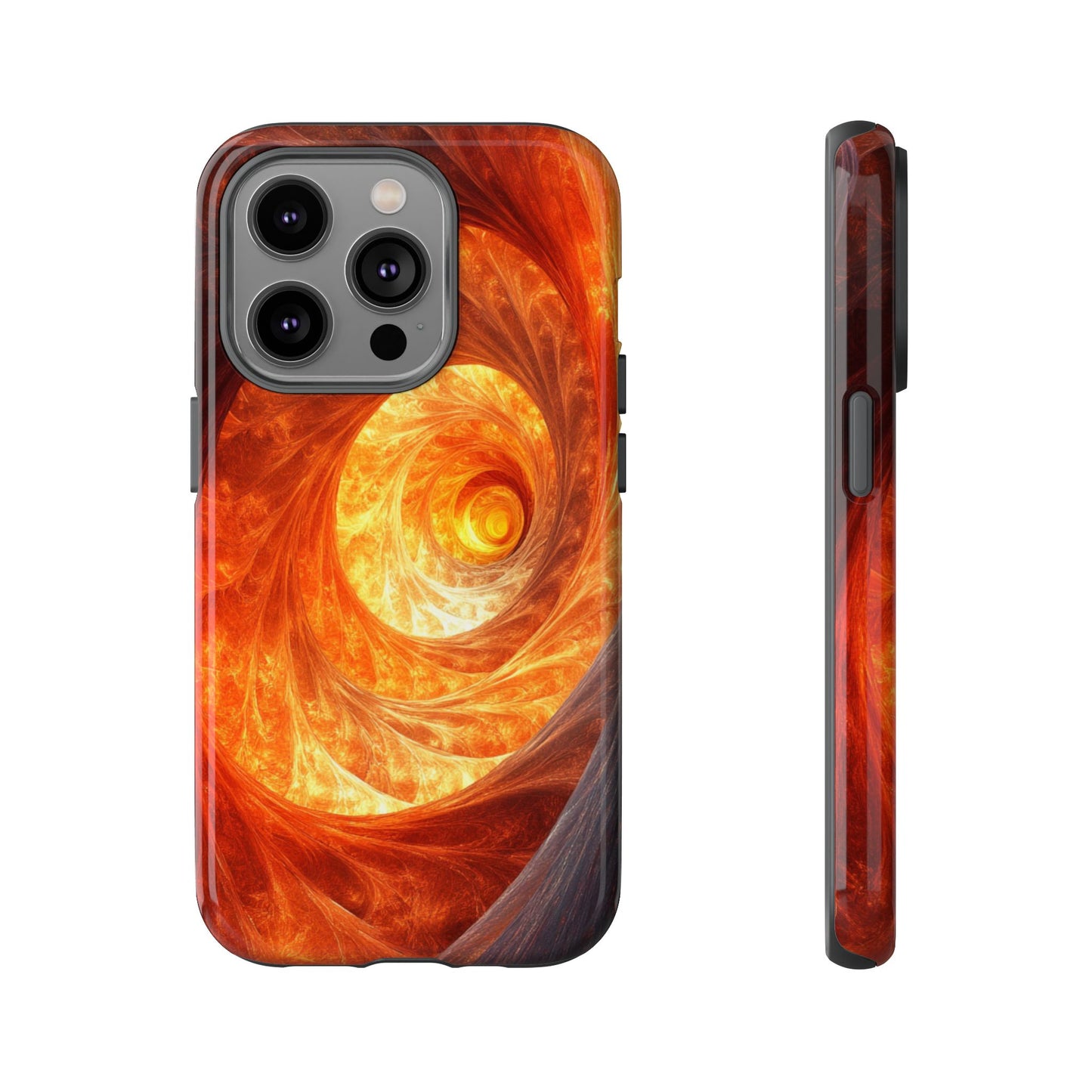 Fire Spiral - Tough iPhone Case
