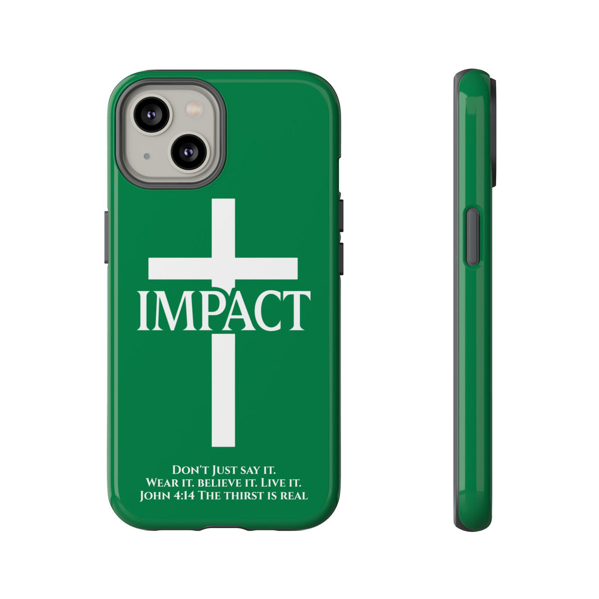 Impact Green - Tough iPhone Case