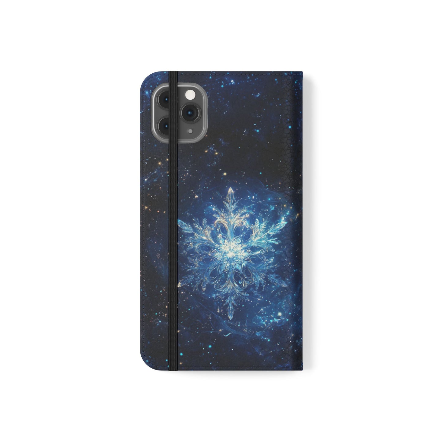 Cosmic Snowflake - Wallet Flip Case