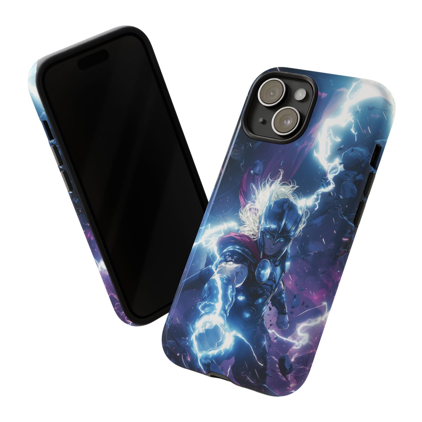 Lightning Fury: Thor Anime Action Phone Case - iPhone, Google Pixel, Samsung