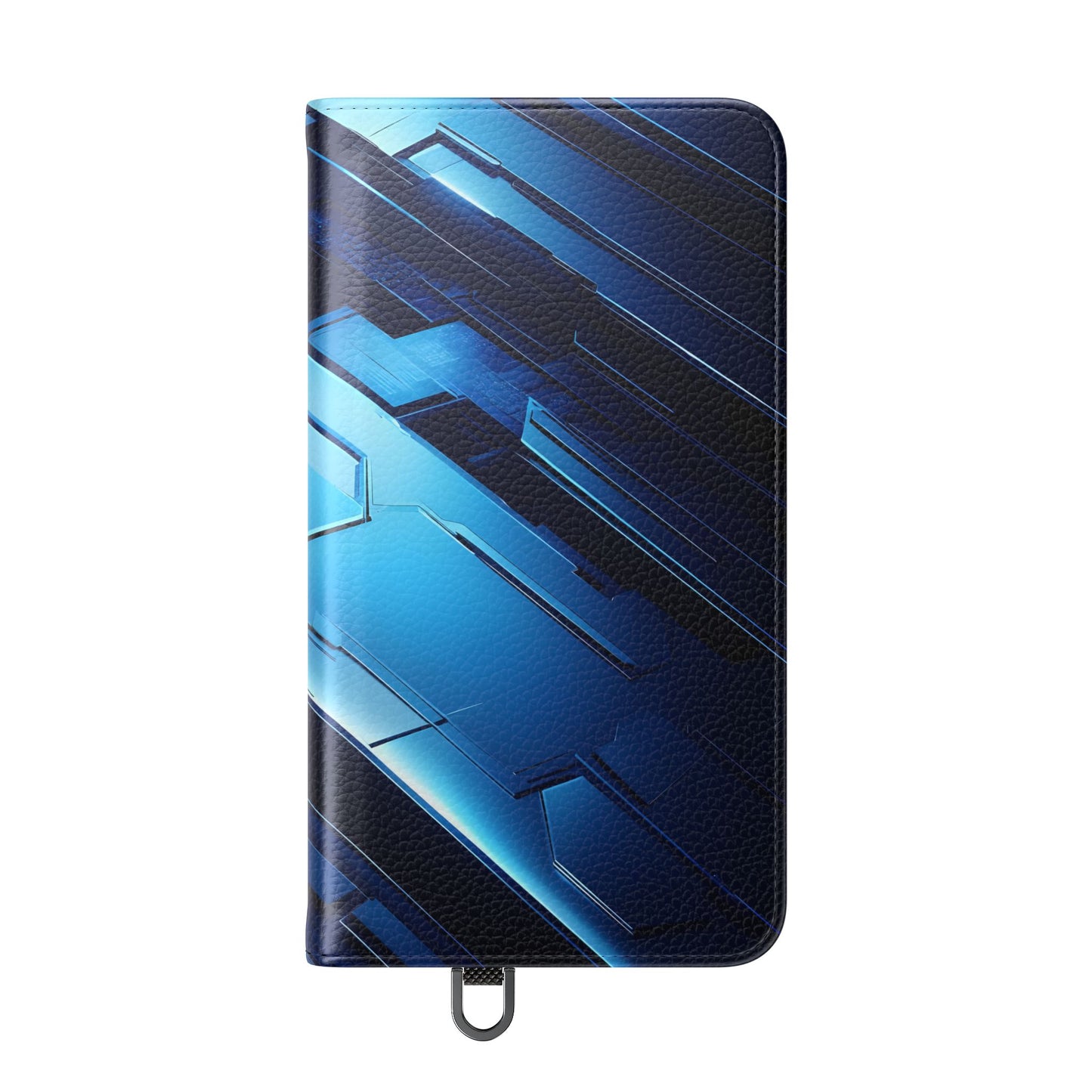 Blue Tech Matrix - Wallet Flip Case