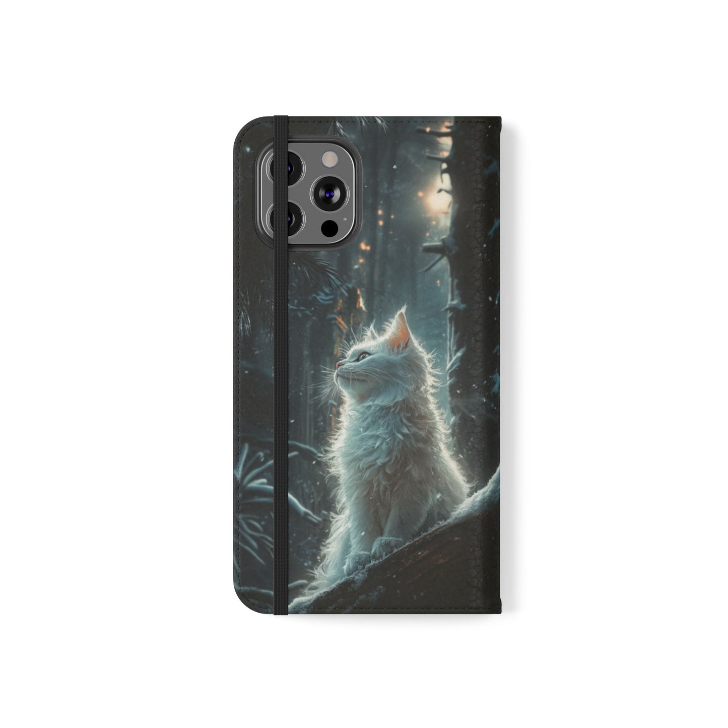 Winter Spirit Cat - Wallet Flip Case