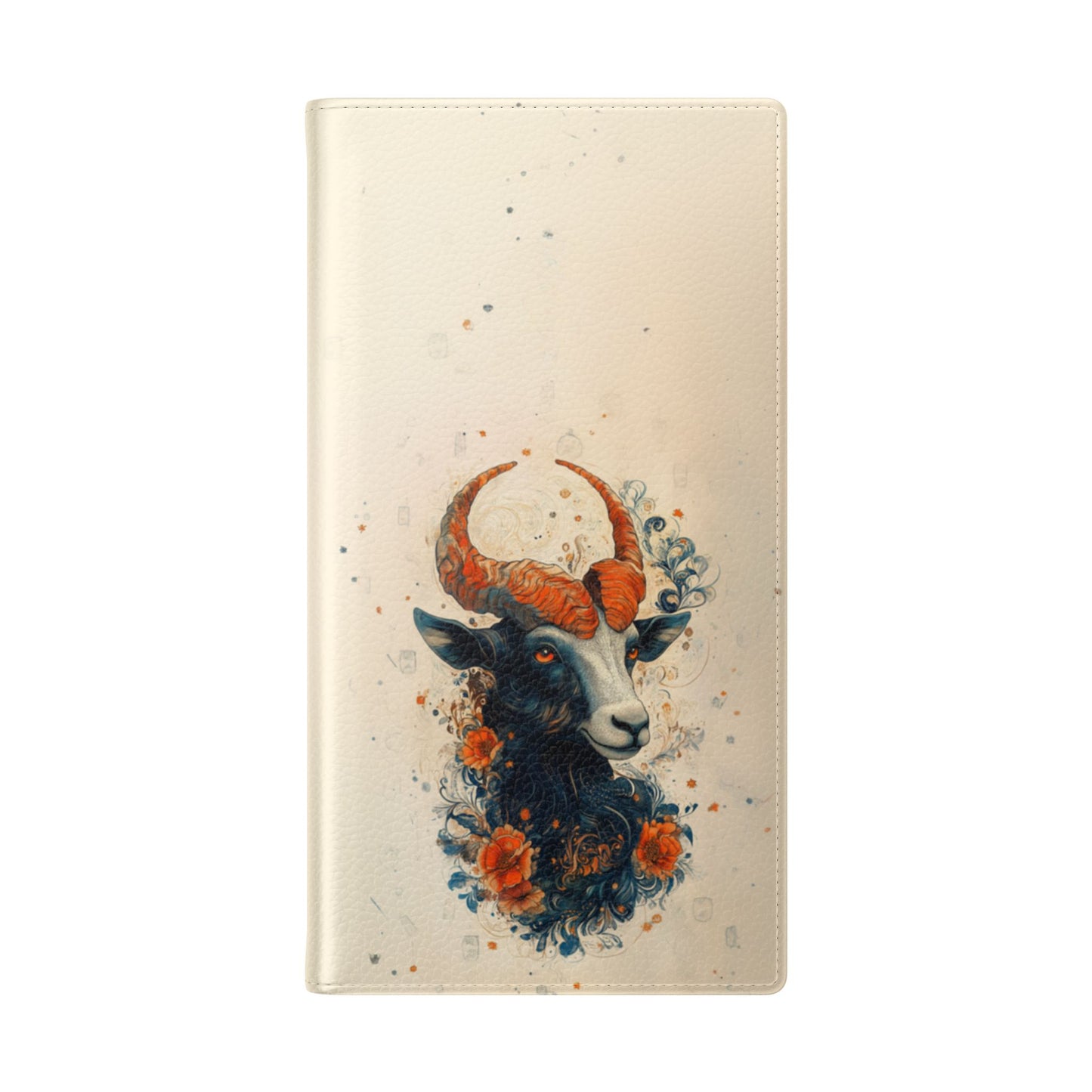 Capricorn Celestial Goat - Wallet Flip Case