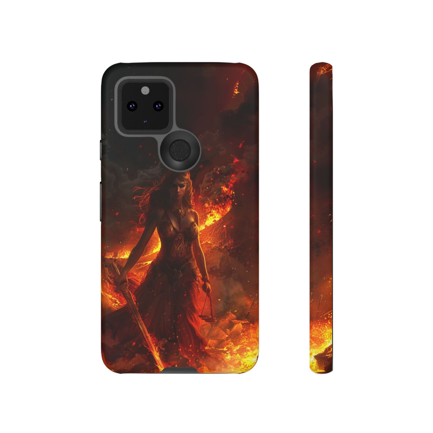 Fiery Goddess Nemesis Phone Case - iPhone, Google Pixel, Samsung Galaxy