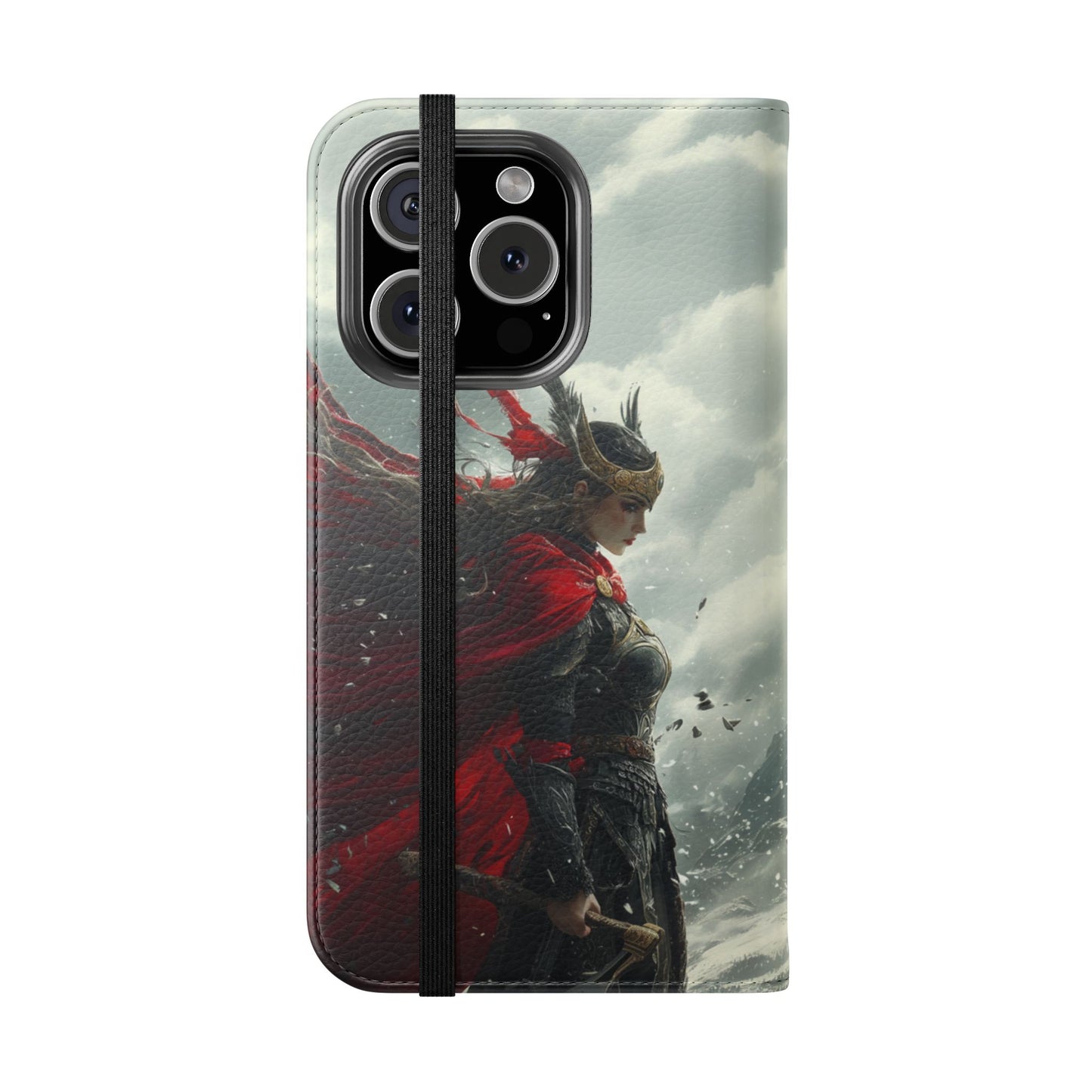 Freya Crimson Valkyrie - Wallet Flip Case