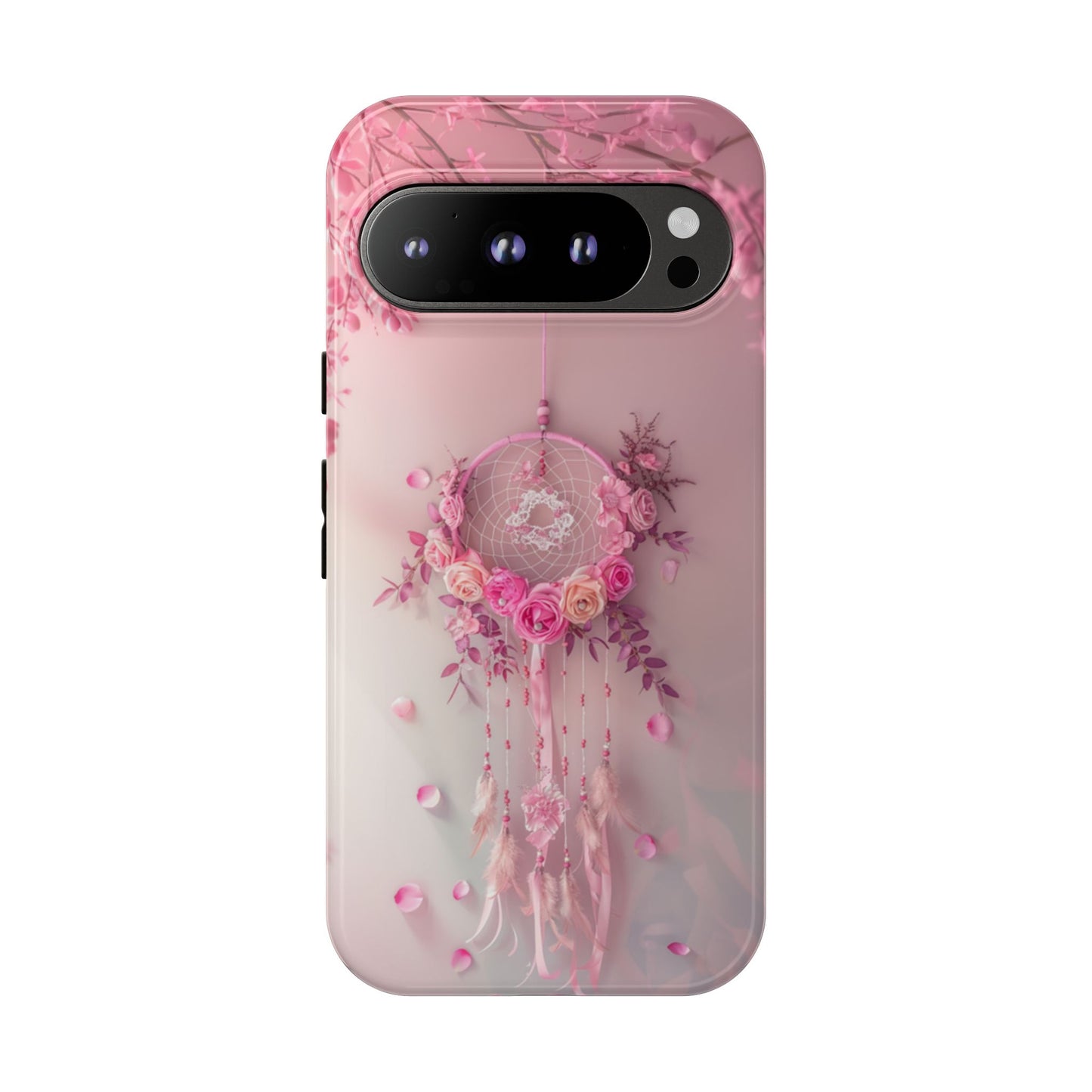 Pink Rose Dreamcatcher - Tough Google Pixel Case