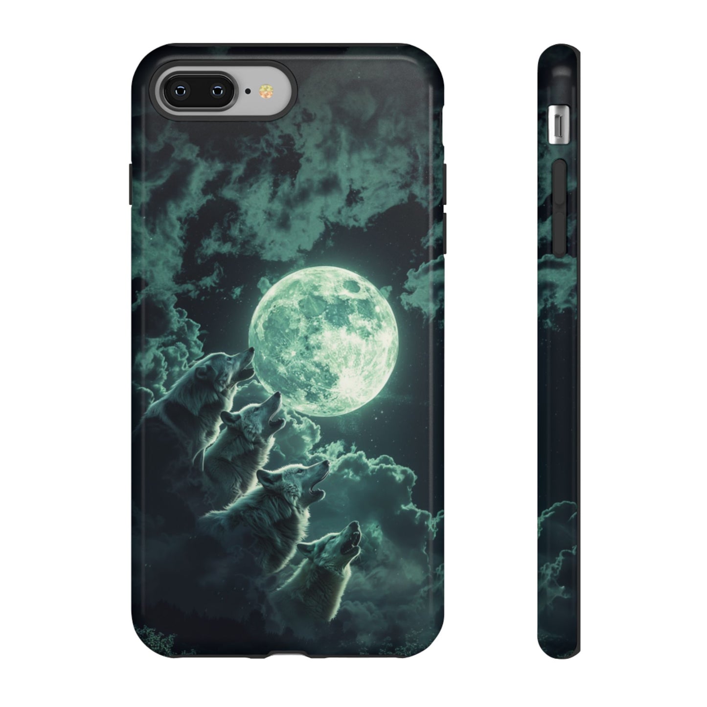 Moonlit Wolf Chorus - Tough iPhone Case