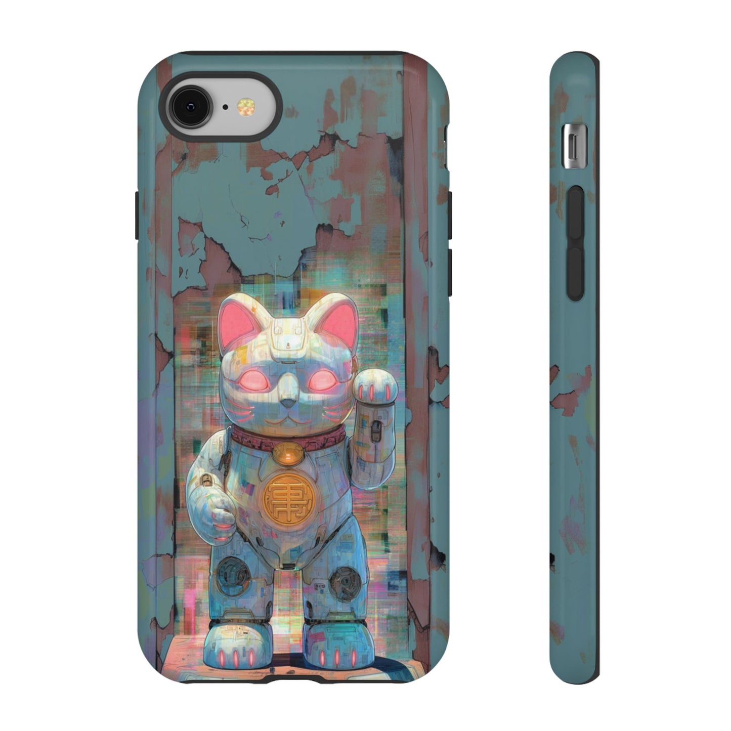 Cyber Lucky Cat - Tough iPhone Case