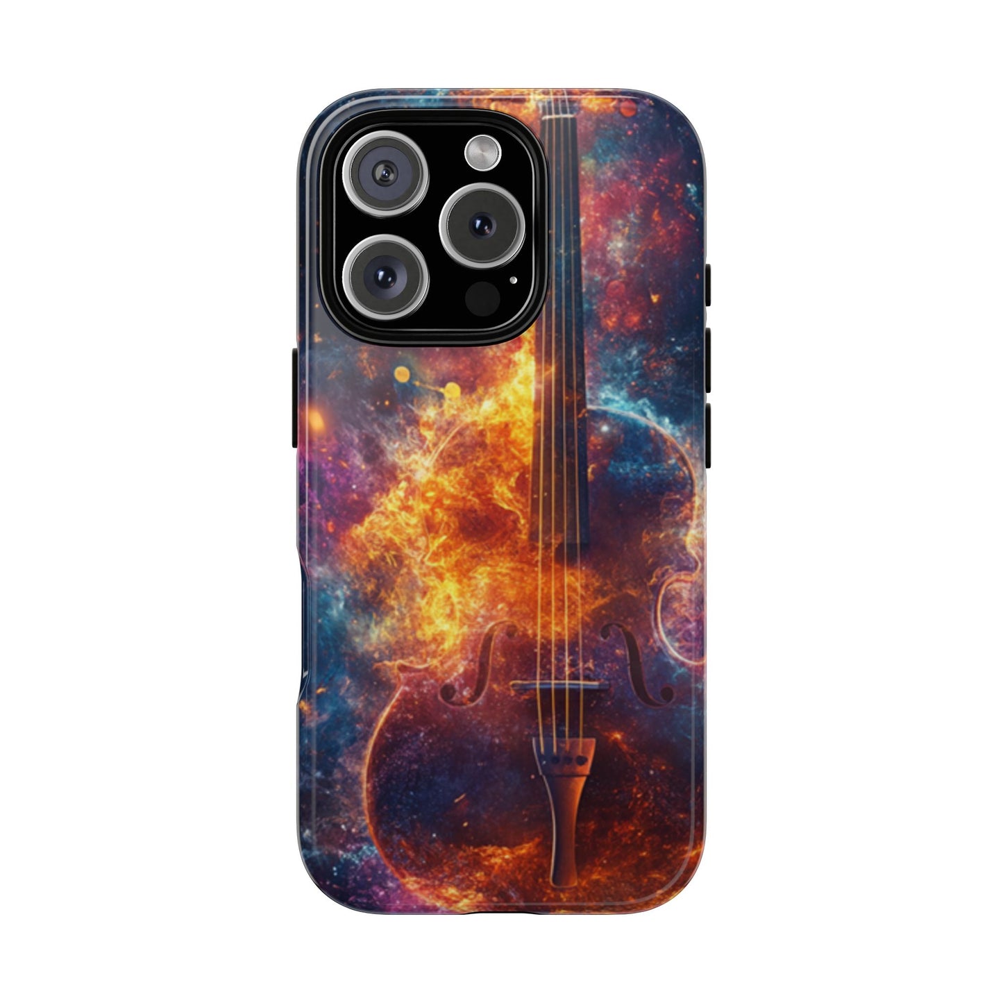 Fiery Violin Galaxy Phone Case – iPhone, Samsung, Google Pixel
