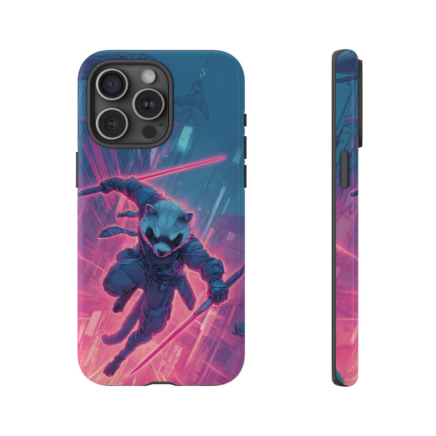 Cyberpunk Ferret - Tough iPhone Case