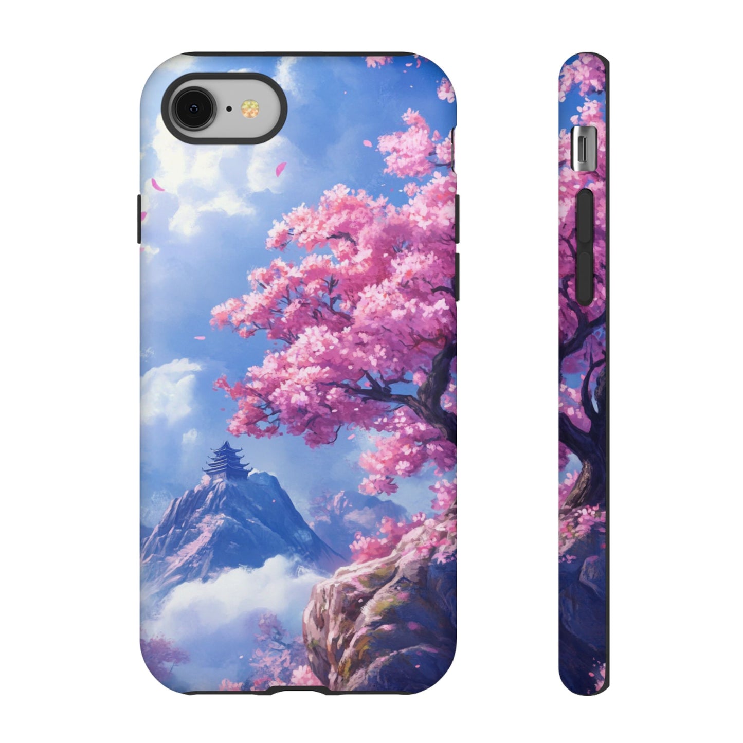 Sakura Sky Temple - Tough iPhone Case