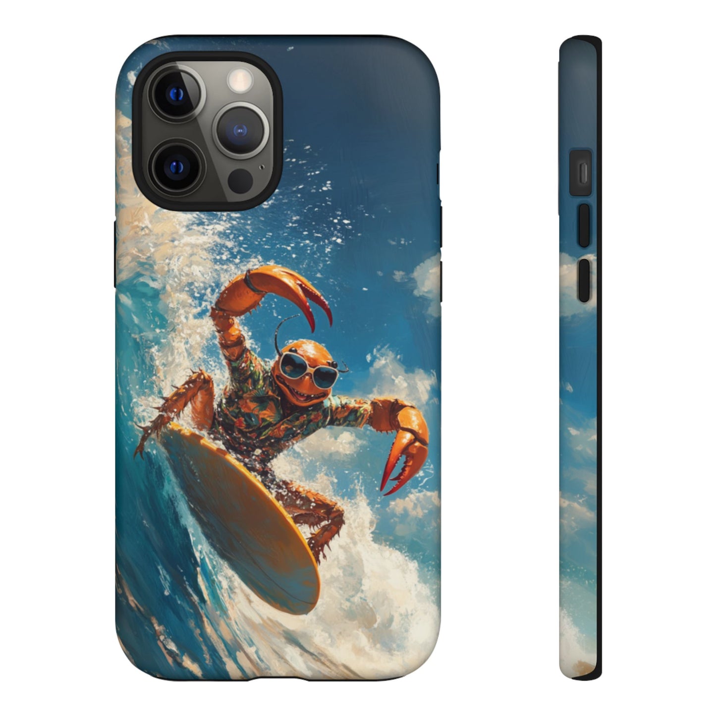Surfing Crab - Tough iPhone Case