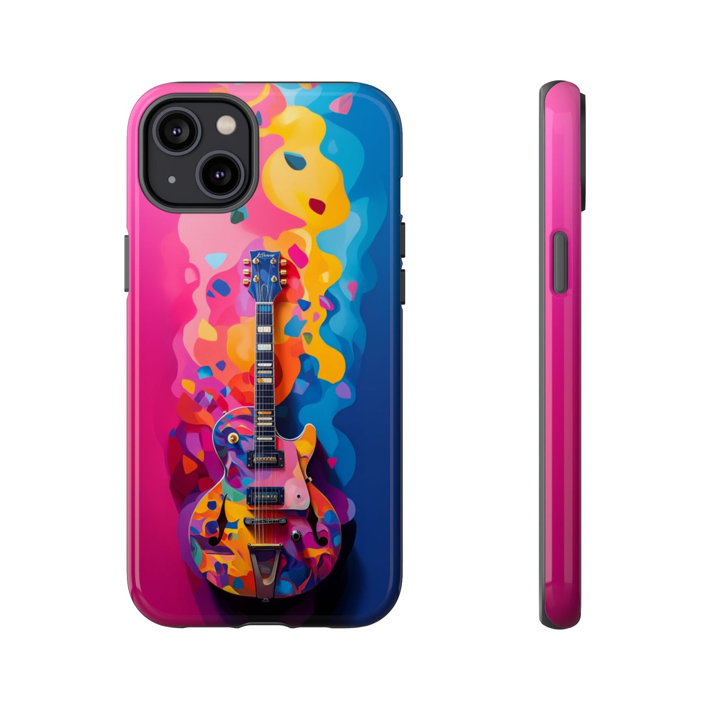 Vibrant Abstract Guitar Phone Case - iPhone, Google Pixel, Samsung Galaxy