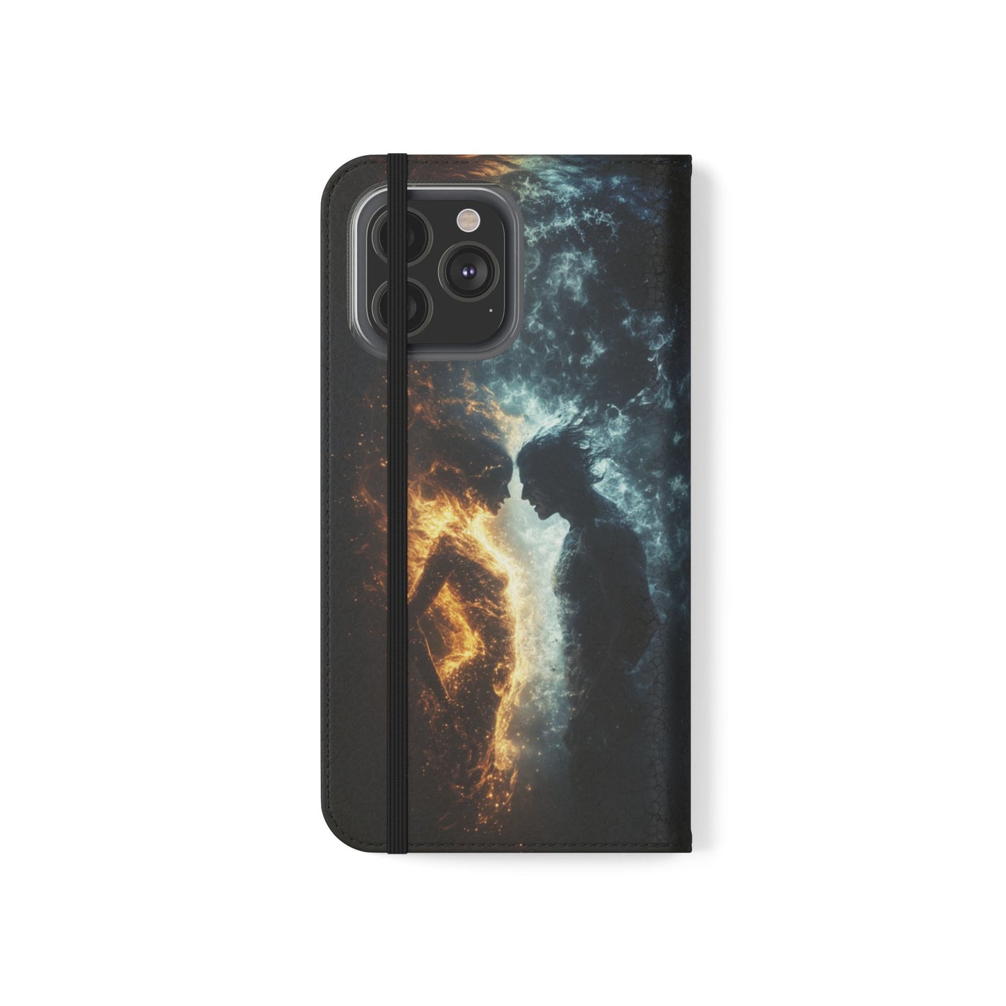 Fire & Frost Lovers - Wallet Flip Case