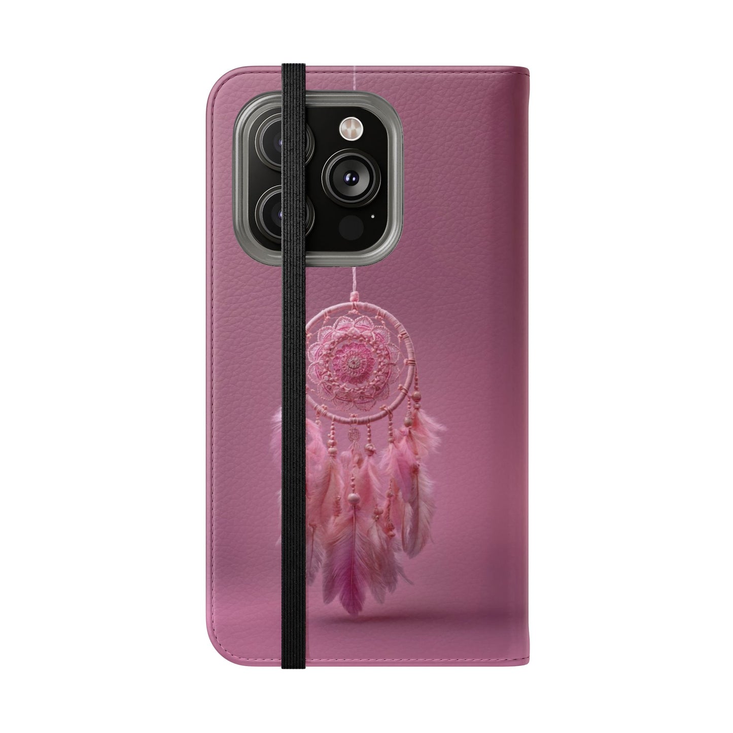 Pink Lace Dreamcatcher - Wallet Flip Case