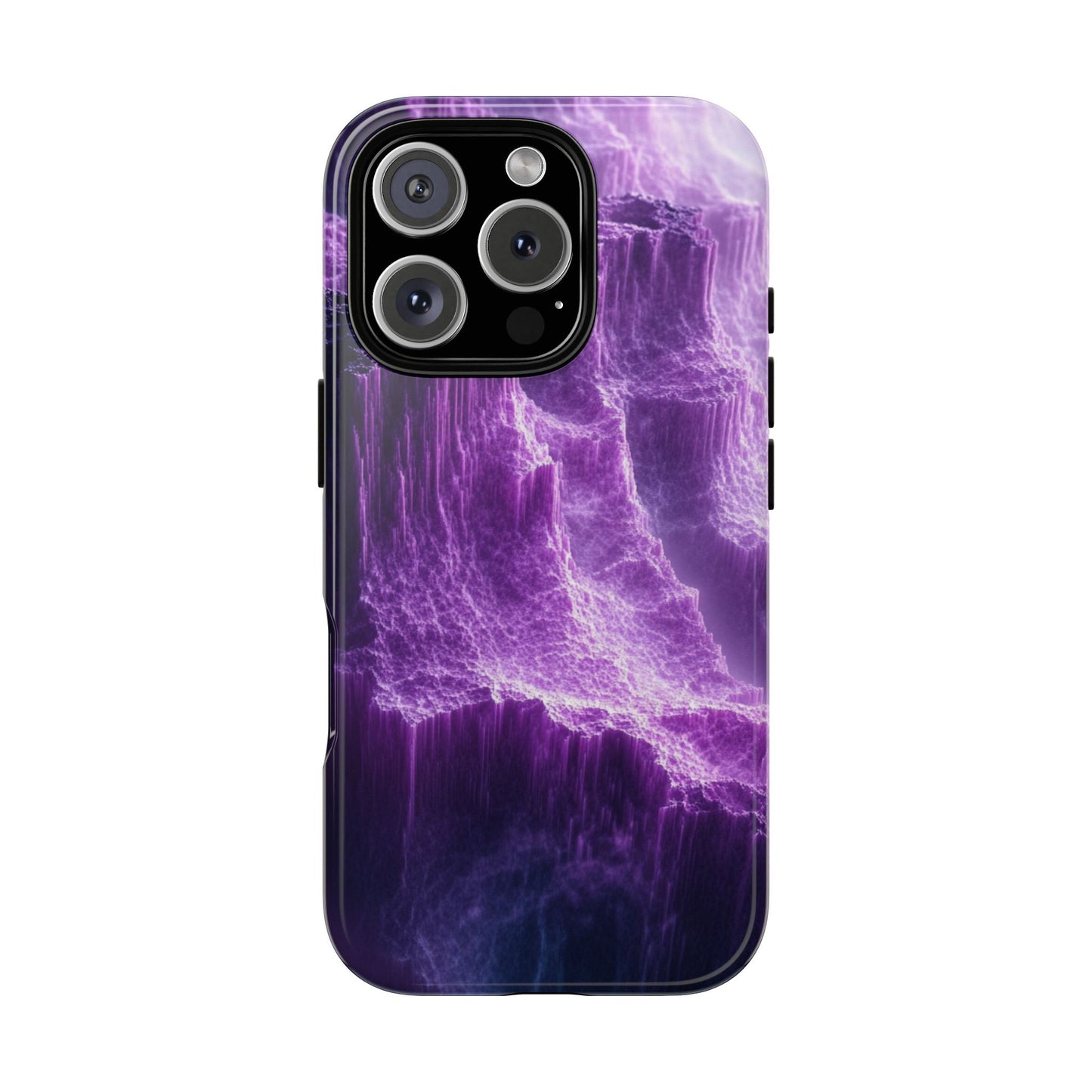 Purple Crystal Canyon - Tough iPhone Case