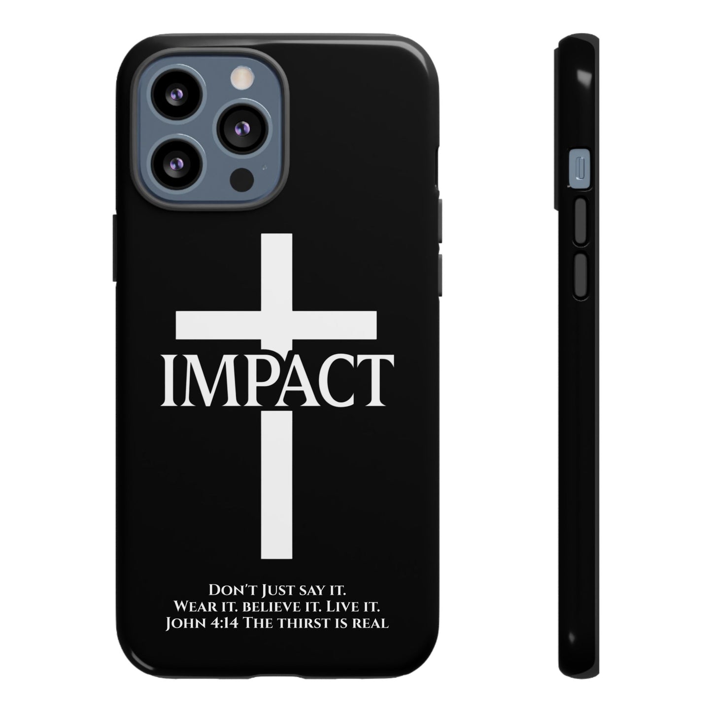 Impact Black/White - Tough iPhone Case