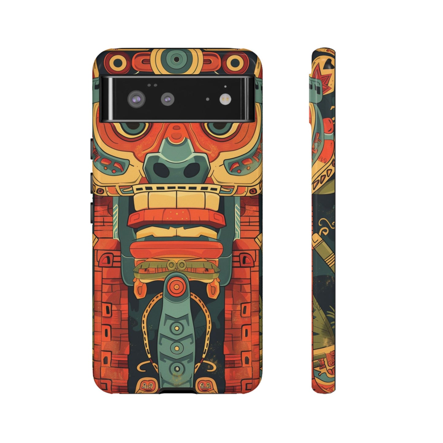 Aztec Totem Mask - Tough Google Pixel Case