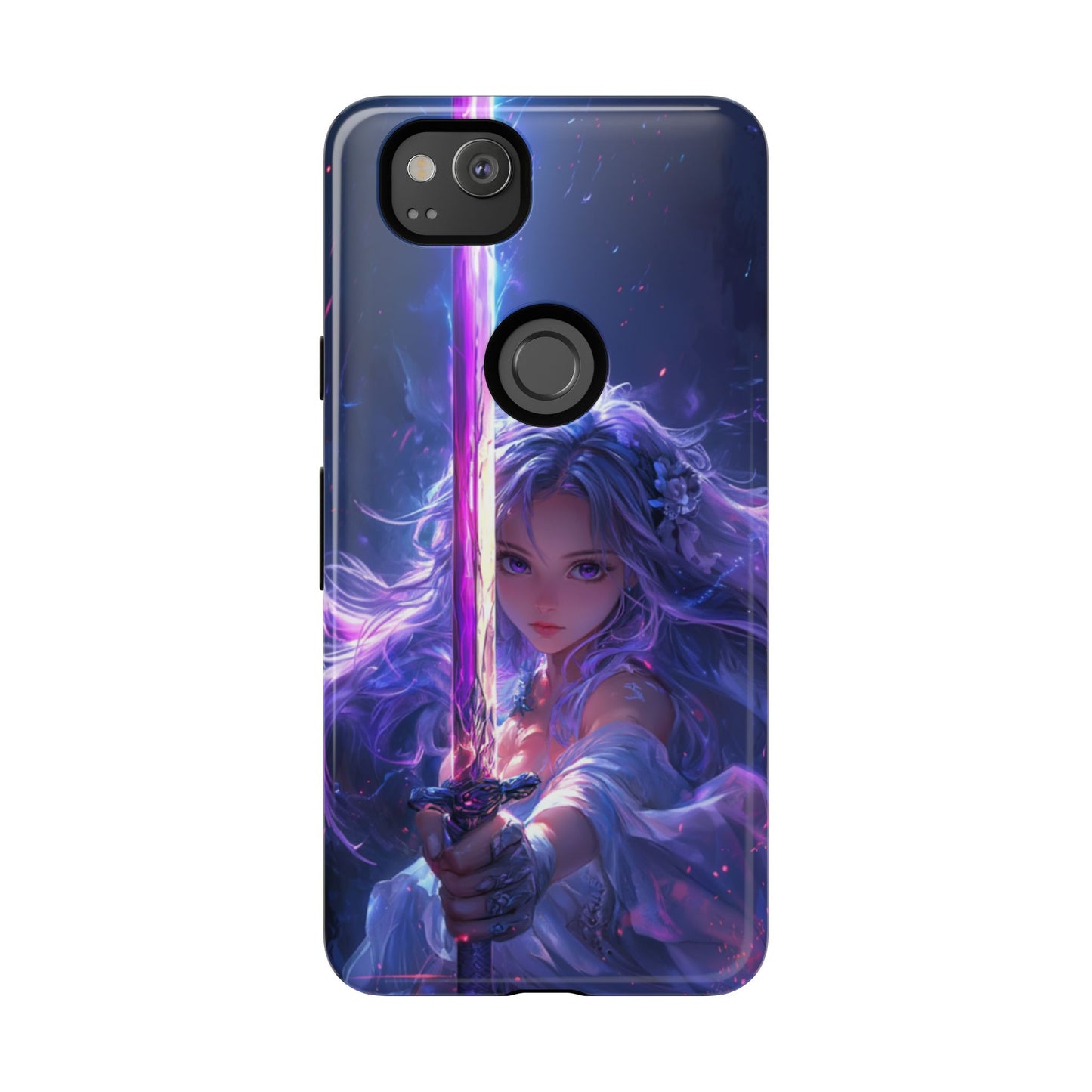 Violet Blade Warrior – Tough Google Pixel Case