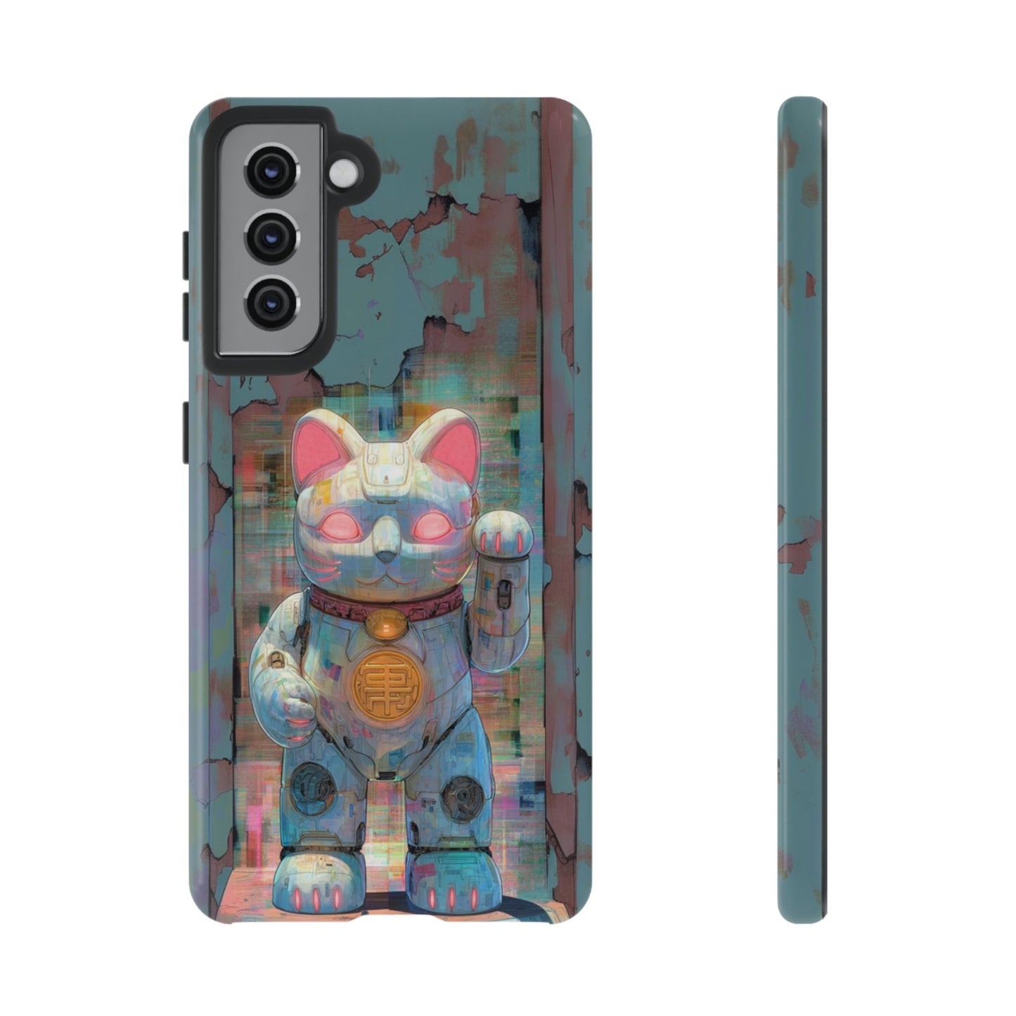 Cyber Lucky Cat - Tough Samsung Galaxy Case