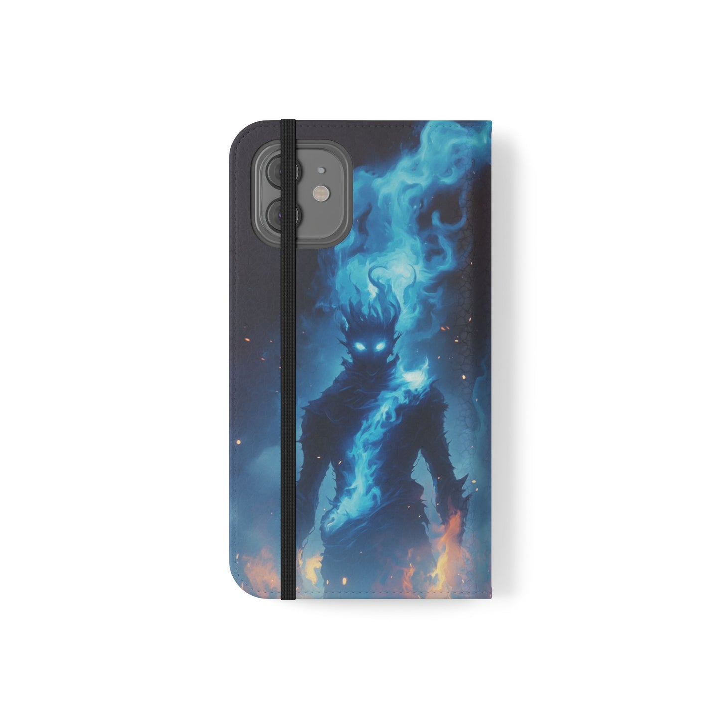 Blue Flame Spirit - Wallet Flip Case