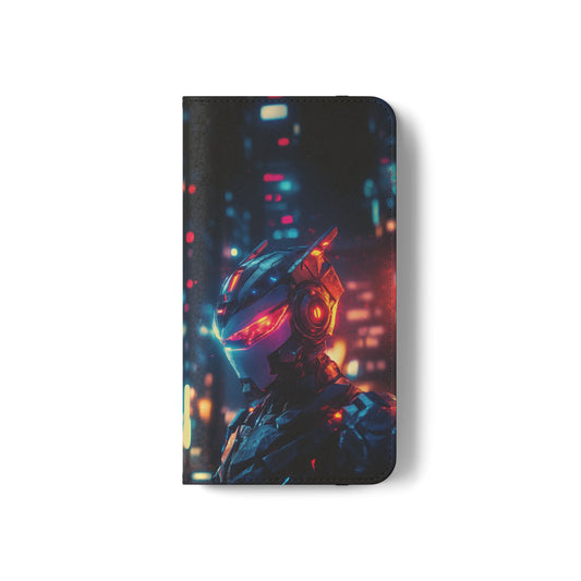 Neon Cyborg - Wallet Flip Case