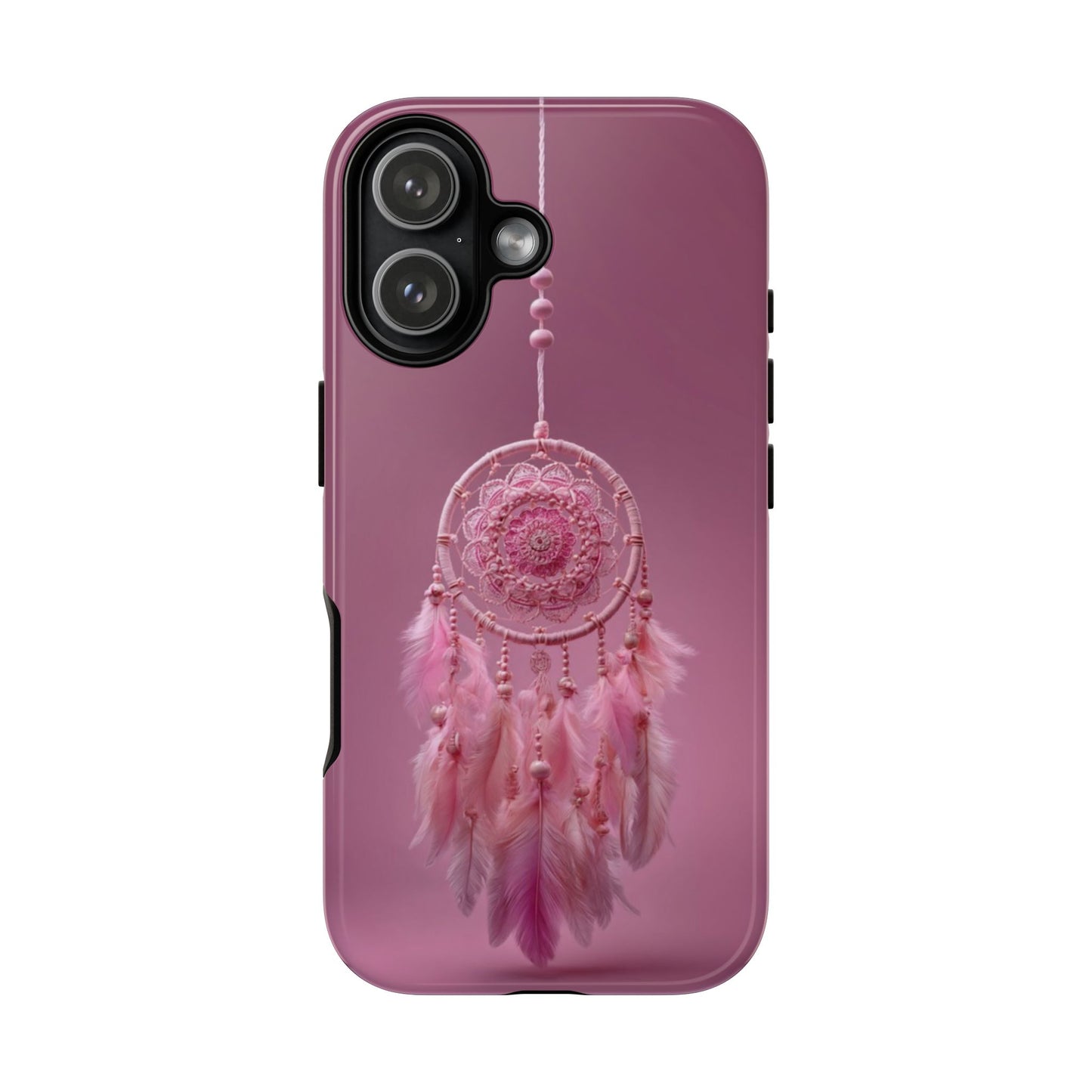 Pink Lace Dreamcatcher - Tough iPhone Case