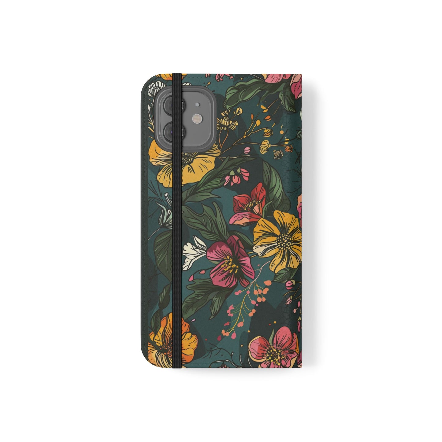 Vintage Floral Bloom - Wallet Flip Case