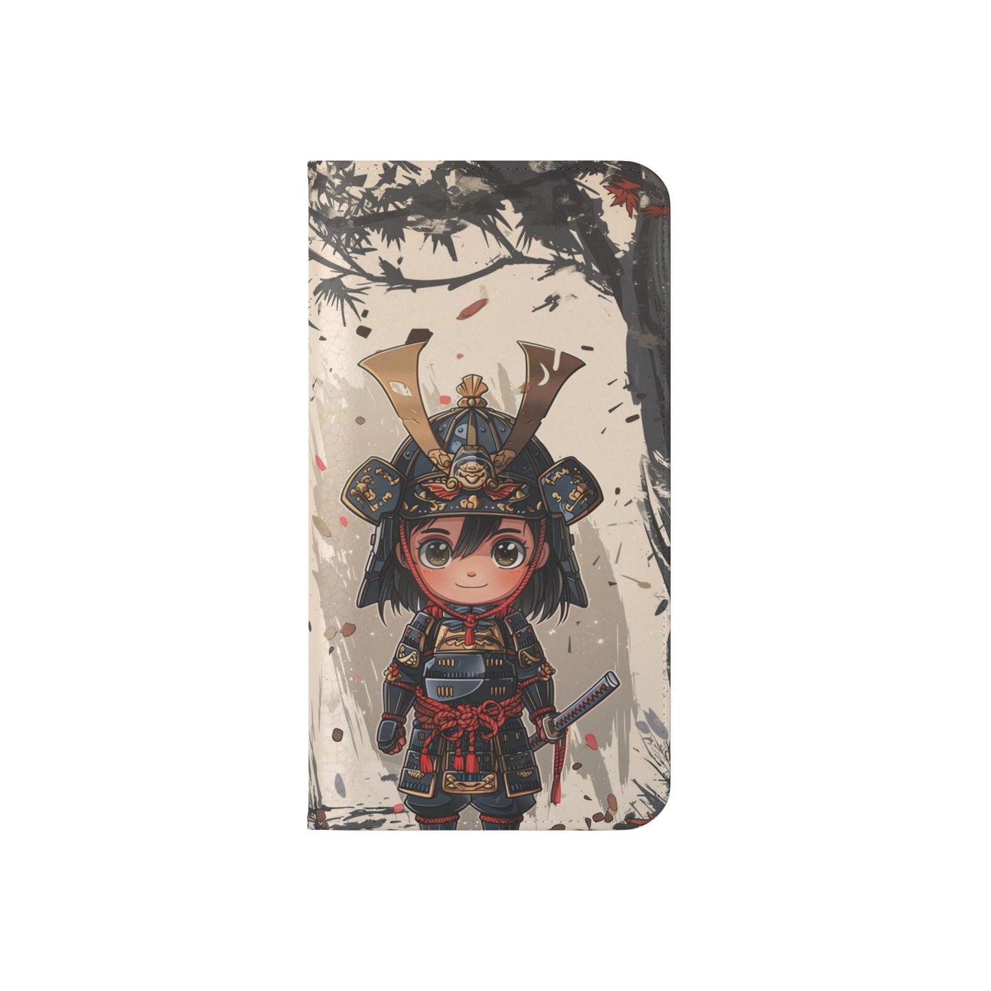 Chibi Samurai - Wallet Flip Case