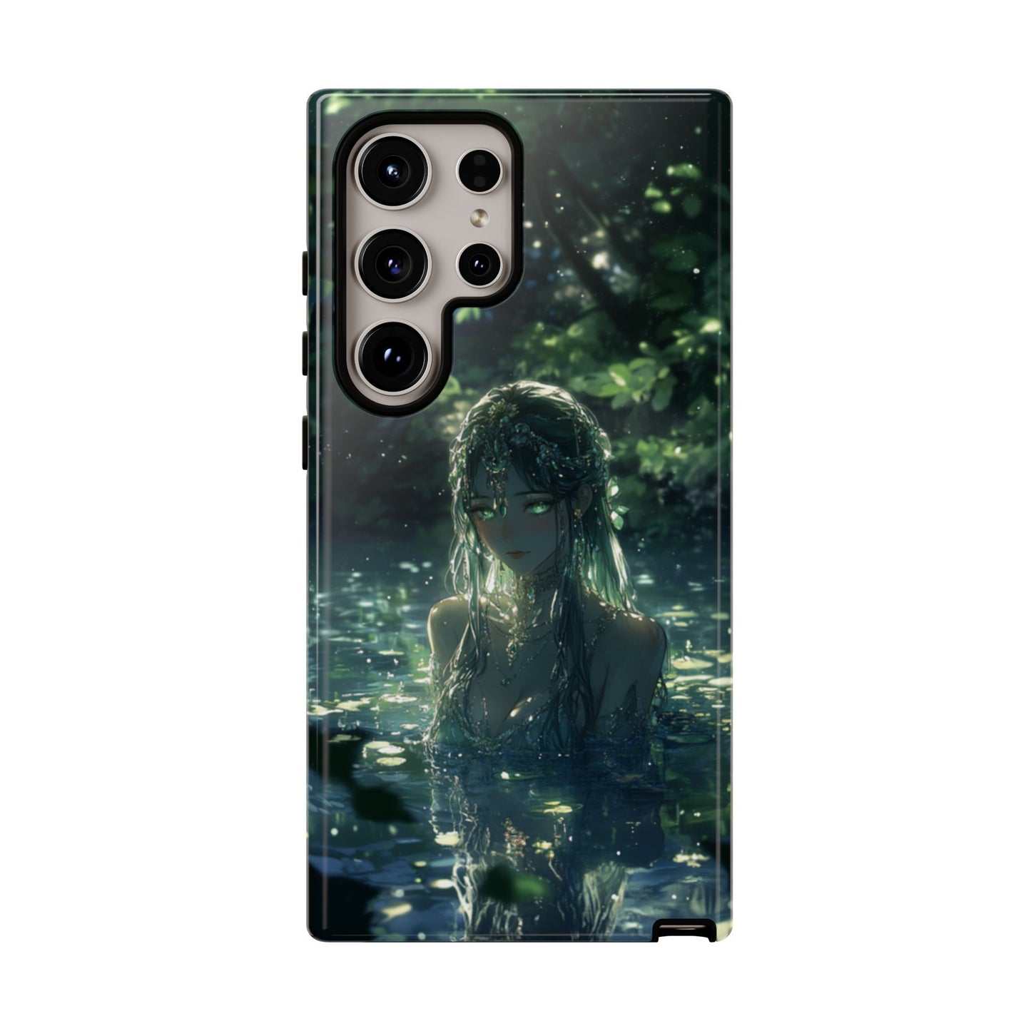 Forest Water Nymph Green Eyes Pond - Tough Samsung Galaxy Case