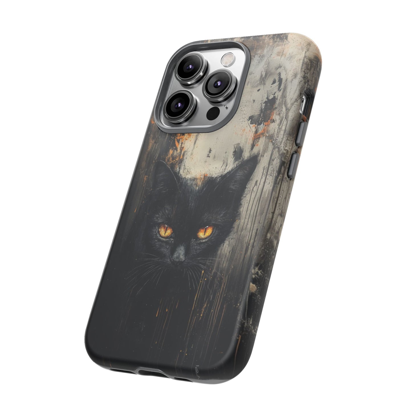 Enigmatic Black Cat Phone Case - iPhone, Google Pixel, Samsung Galaxy