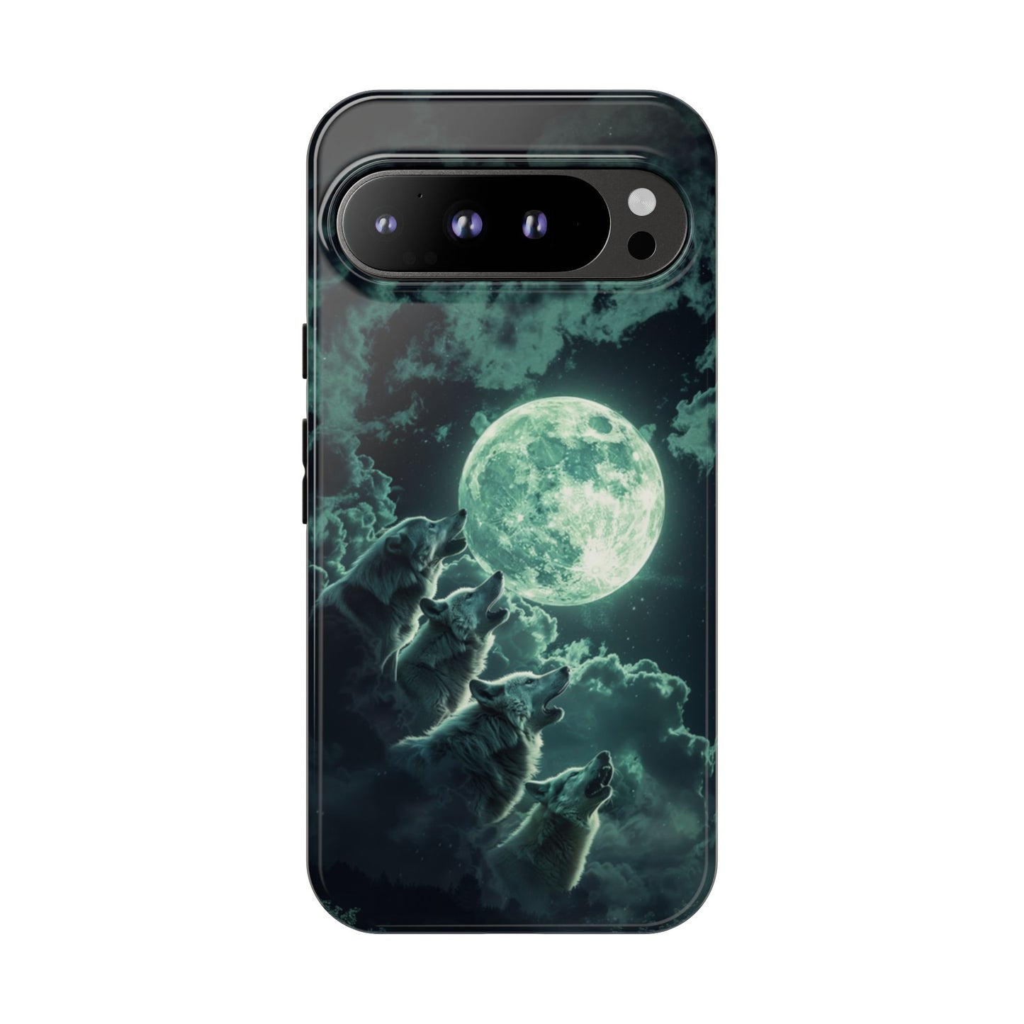 Moonlit Wolf Chorus - Tough Google Pixel Case