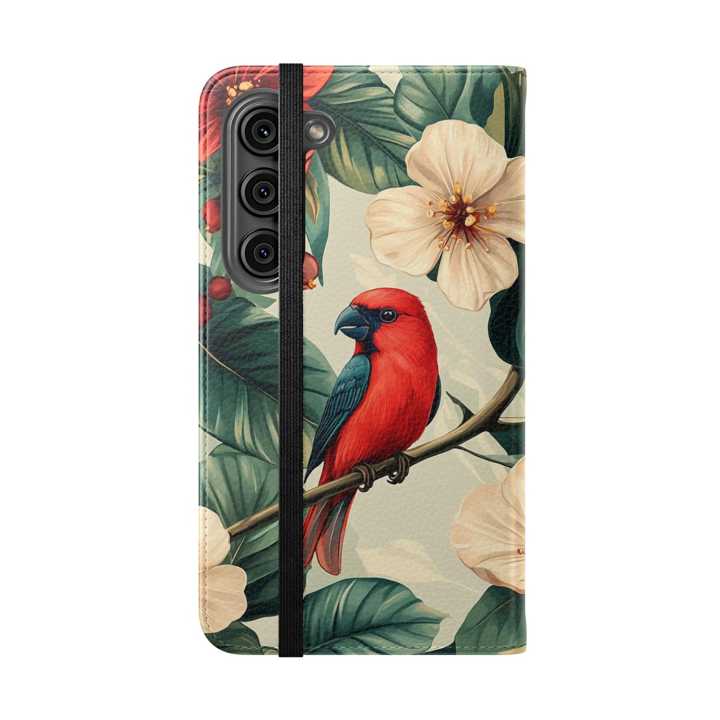 Scarlet Songbird - Wallet Flip Case