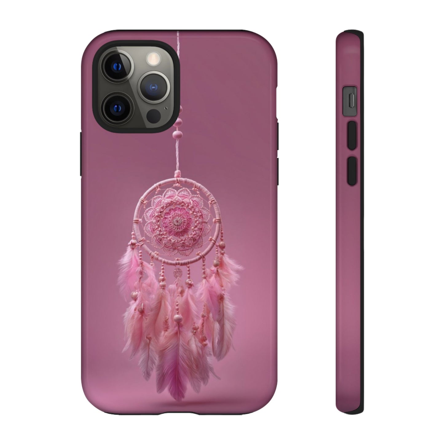Pink Lace Dreamcatcher - Tough iPhone Case