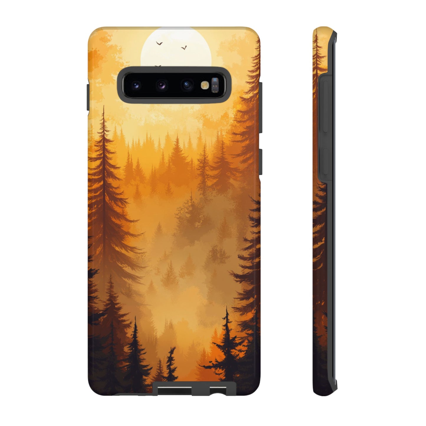 Golden Forest Silhouette – Tough Samsung Galaxy Case
